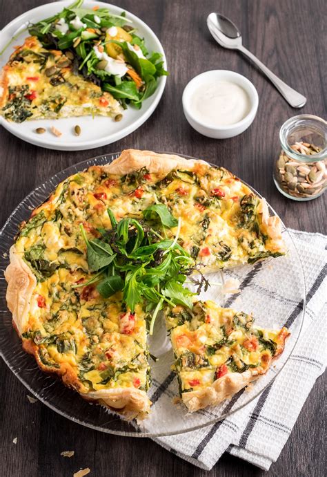 How does Feta Leek Quiche fit into your Daily Goals - calories, carbs, nutrition