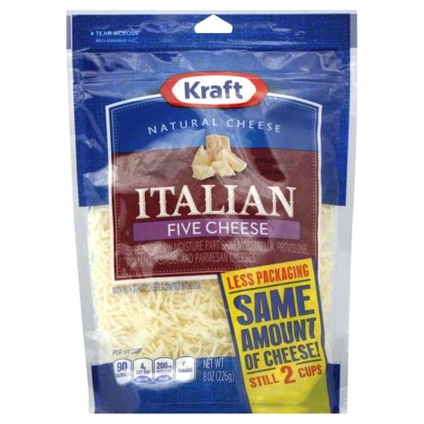 How does Finely Shredded Italian Style Cheese fit into your Daily Goals - calories, carbs, nutrition