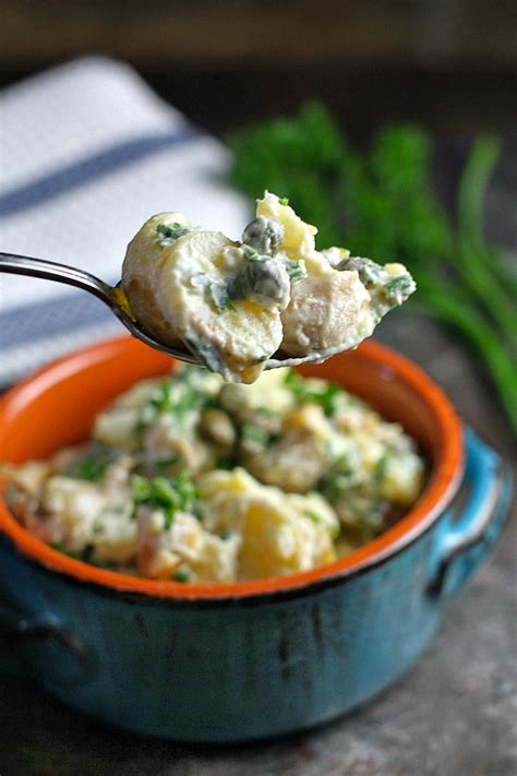 How does Fingerling Potato Salad fit into your Daily Goals - calories, carbs, nutrition