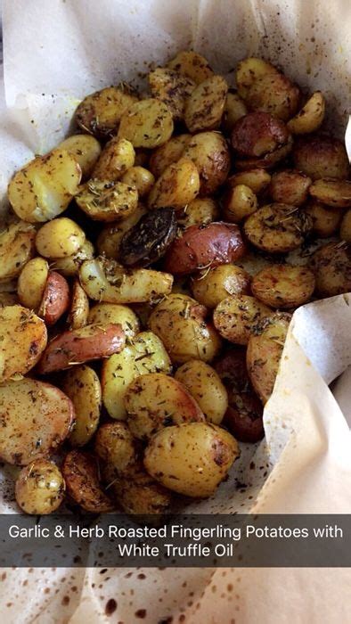 How does Fingerling Potatoes with Truffle Oil fit into your Daily Goals - calories, carbs, nutrition