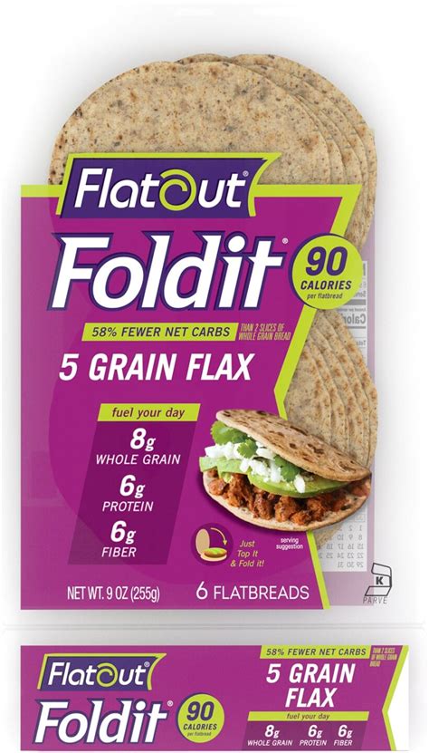 How does Five Grain Flatbread (28293.0) fit into your Daily Goals - calories, carbs, nutrition