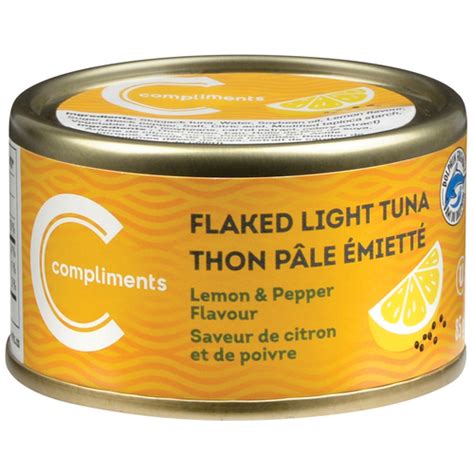 How does Flaked Light Tuna Lemon and Pepper fit into your Daily Goals - calories, carbs, nutrition