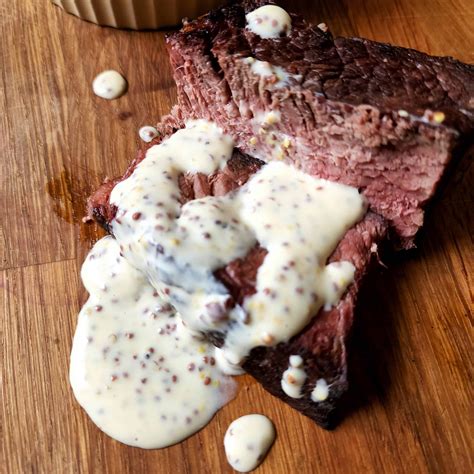 How does Flank Steak, Creamy Mustard Sauce fit into your Daily Goals - calories, carbs, nutrition