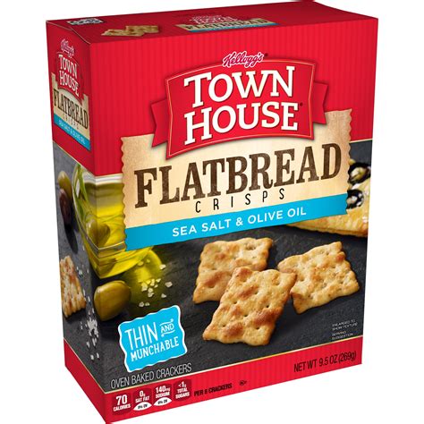 How does Flatbread Crisps - Sea Salt & Olive Oil fit into your Daily Goals - calories, carbs, nutrition