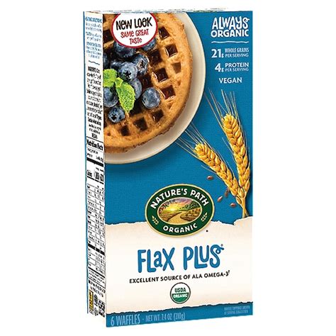 How does Flax Plus Waffles fit into your Daily Goals - calories, carbs, nutrition