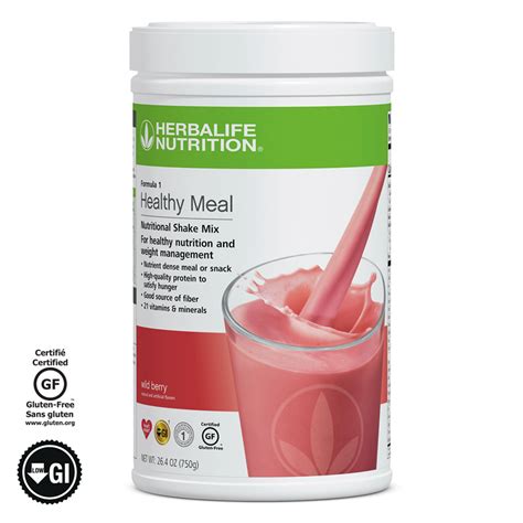 How does Formula 1 Shake: Wild Berry fit into your Daily Goals - calories, carbs, nutrition