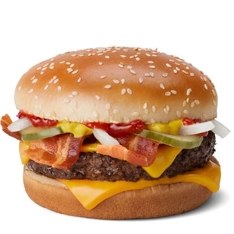 How does Fresh Quarter Pound Bacon Burger fit into your Daily Goals - calories, carbs, nutrition