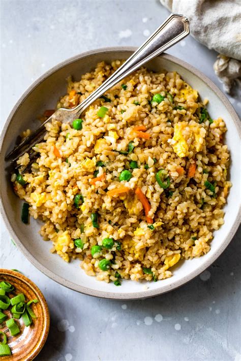 How does Fried Brown Rice fit into your Daily Goals - calories, carbs, nutrition