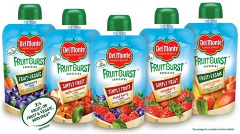 How does Fruit Burst Squeezers fit into your Daily Goals - calories, carbs, nutrition