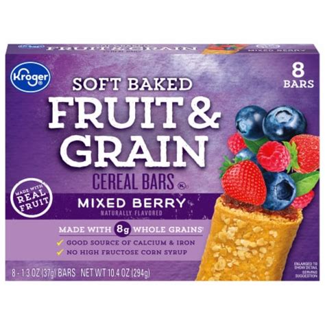 How does Fruit Grain Bar fit into your Daily Goals - calories, carbs, nutrition