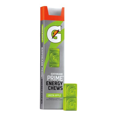 How does G01 Prime Energy Chews fit into your Daily Goals - calories, carbs, nutrition