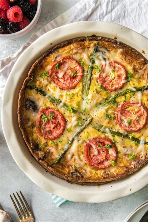 How does Garden Vegetable Quiche fit into your Daily Goals - calories, carbs, nutrition