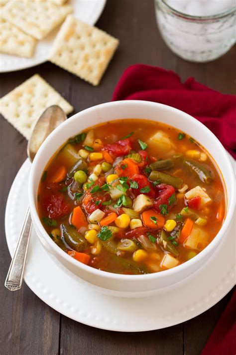 How does Garden Veggie Soup fit into your Daily Goals - calories, carbs, nutrition