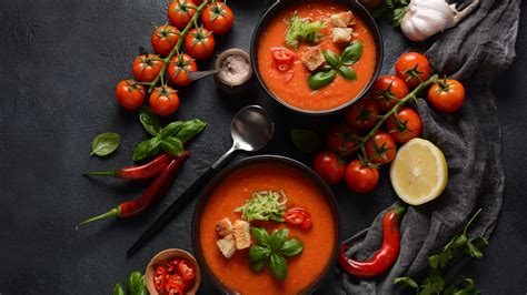 How does Gazpacho Soup 16 oz fit into your Daily Goals - calories, carbs, nutrition