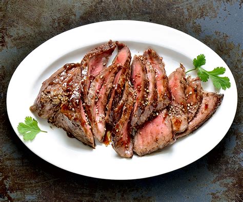 How does Ginger Soy Flank Steak fit into your Daily Goals - calories, carbs, nutrition