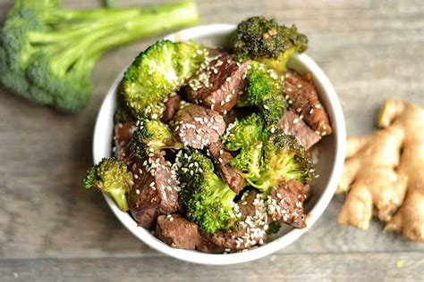 How does Gingered Beef and Broccoli fit into your Daily Goals - calories, carbs, nutrition