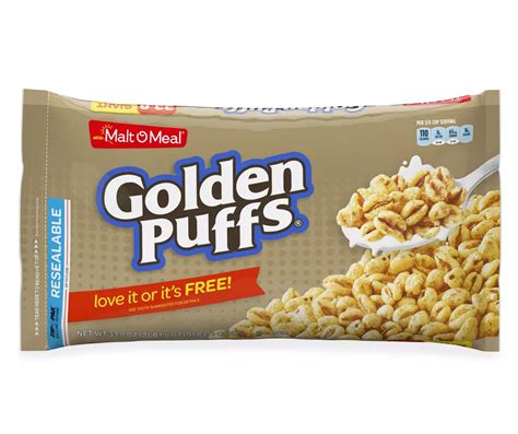 How does Golden Puffs Cereal fit into your Daily Goals - calories, carbs, nutrition