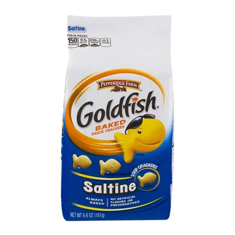How does Goldfish - Saltine fit into your Daily Goals - calories, carbs, nutrition