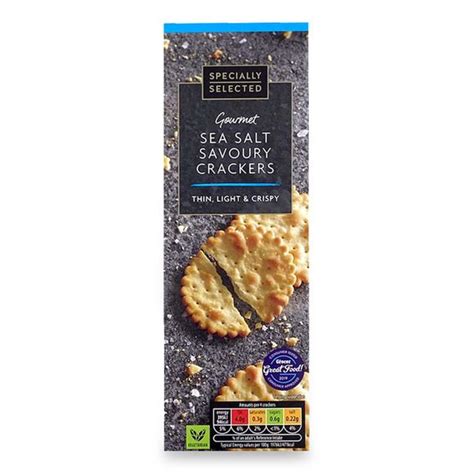 How does Gourmet Sea Salt Crackers fit into your Daily Goals - calories, carbs, nutrition