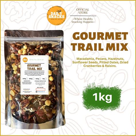 How does Gourmet Trail Mix fit into your Daily Goals - calories, carbs, nutrition