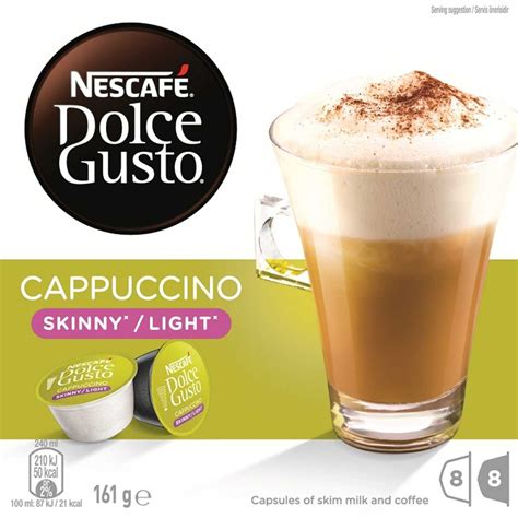 How does Grande Skinny Cappuccino fit into your Daily Goals - calories, carbs, nutrition