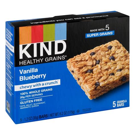 How does Granola Bar, Blueberry fit into your Daily Goals - calories, carbs, nutrition