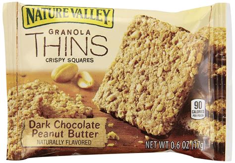 How does Granola Thins Crispy Squares Dark Chocolate fit into your Daily Goals - calories, carbs, nutrition