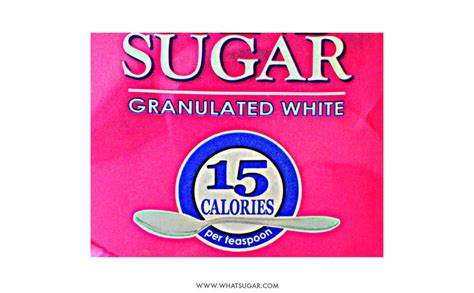 How does Granulated Sugar fit into your Daily Goals - calories, carbs, nutrition