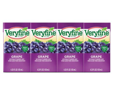 How does Grape Juice, 10oz, Veryfine fit into your Daily Goals - calories, carbs, nutrition