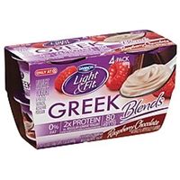 How does Greek Blends Raspberry Chocolate fit into your Daily Goals - calories, carbs, nutrition
