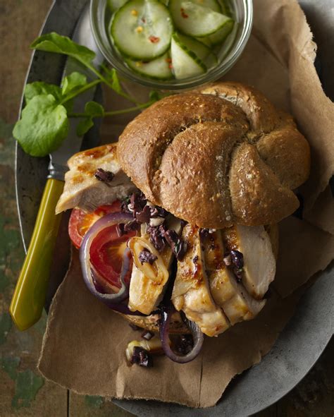 How does Greek Chicken Sandwich fit into your Daily Goals - calories, carbs, nutrition