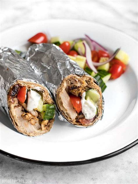 How does Greek Chicken Wrap fit into your Daily Goals - calories, carbs, nutrition