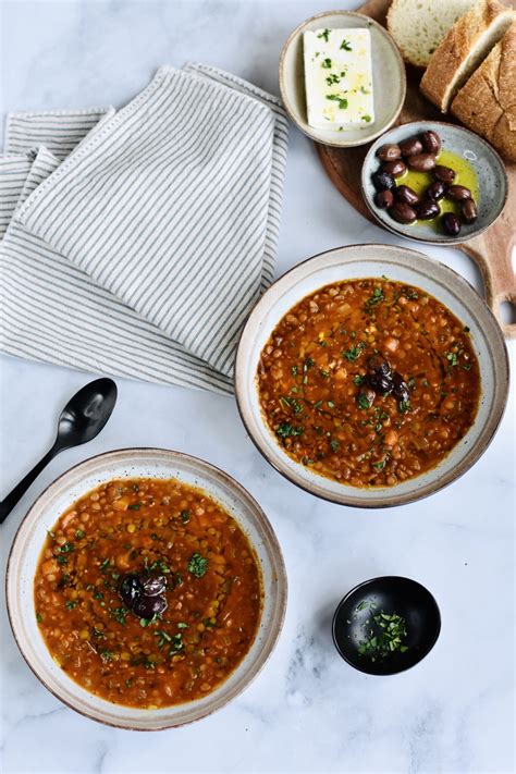 How does Greek Lentil Soup fit into your Daily Goals - calories, carbs, nutrition