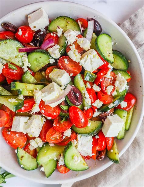 How does Greek Salad Cucumbers fit into your Daily Goals - calories, carbs, nutrition