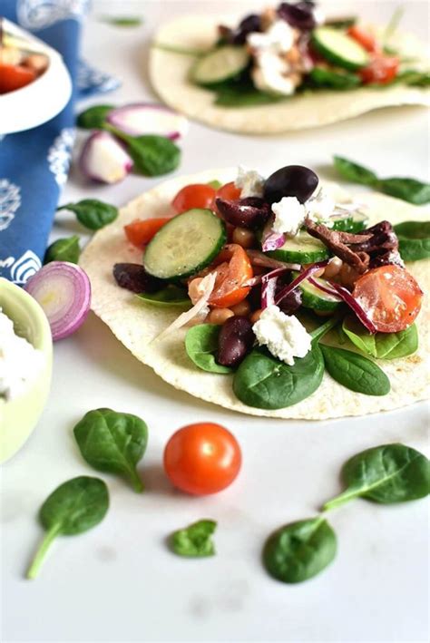 How does Greek Salad Wrap with Tortilla fit into your Daily Goals - calories, carbs, nutrition