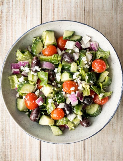 How does Greek Salad with Shrimp fit into your Daily Goals - calories, carbs, nutrition