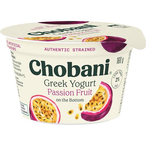 How does Greek Yogurt - Passion Fruit fit into your Daily Goals - calories, carbs, nutrition