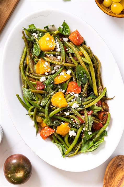 How does Green Bean Salad with Tomato Vinaigrette fit into your Daily Goals - calories, carbs, nutrition