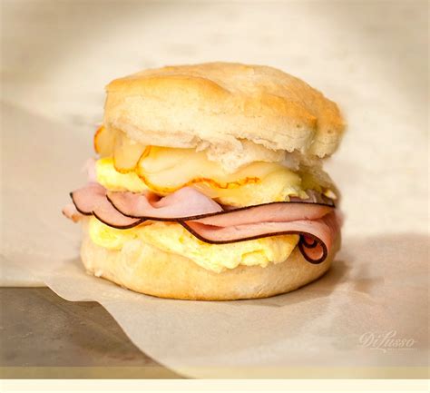 How does Grid Sand Brkf Biscuit Ham Egg & Cheese fit into your Daily Goals - calories, carbs, nutrition