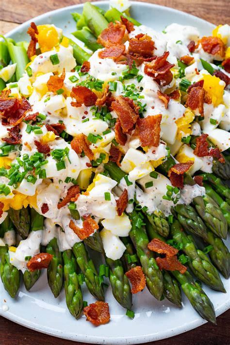 How does Grilled Asparagus Salad with Bacon fit into your Daily Goals - calories, carbs, nutrition