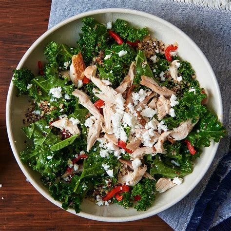 How does Grilled Chicken, Quinoa and Kale Salad fit into your Daily Goals - calories, carbs, nutrition