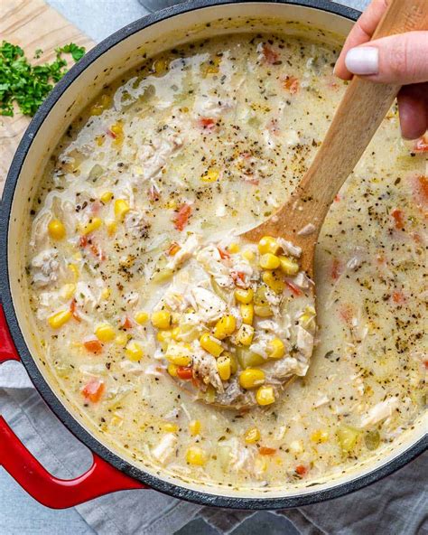 How does Grilled Chicken Corn Chowder fit into your Daily Goals - calories, carbs, nutrition