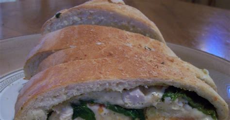 How does Grilled Chicken Pesto Stromboli (1) fit into your Daily Goals - calories, carbs, nutrition