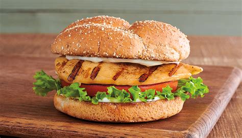 How does Grilled Chicken Sandwich with Provolone on Wheat Bun fit into your Daily Goals - calories, carbs, nutrition