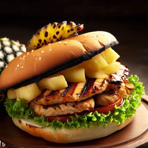 How does Grilled Chicken and Pineapple Sandwich fit into your Daily Goals - calories, carbs, nutrition