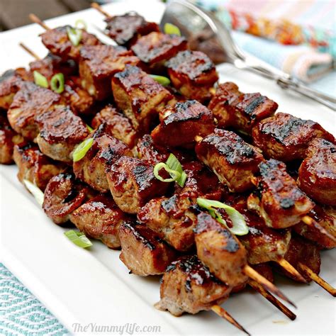 How does Grilled Guava BBQ Pork Skewers fit into your Daily Goals - calories, carbs, nutrition