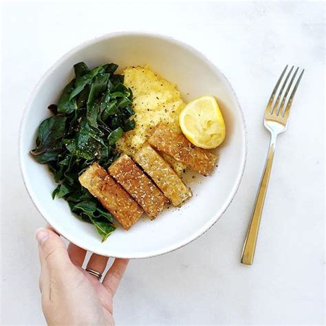 How does Grilled Polenta with Tempeh fit into your Daily Goals - calories, carbs, nutrition