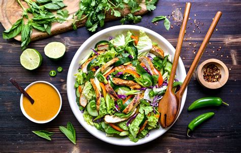 How does Grilled Red Curry Chicken Salad fit into your Daily Goals - calories, carbs, nutrition