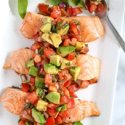 How does Grilled Salmon Brushetta (63335.0) fit into your Daily Goals - calories, carbs, nutrition