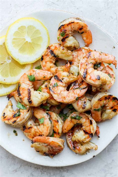 How does Grilled Shrimp fit into your Daily Goals - calories, carbs, nutrition